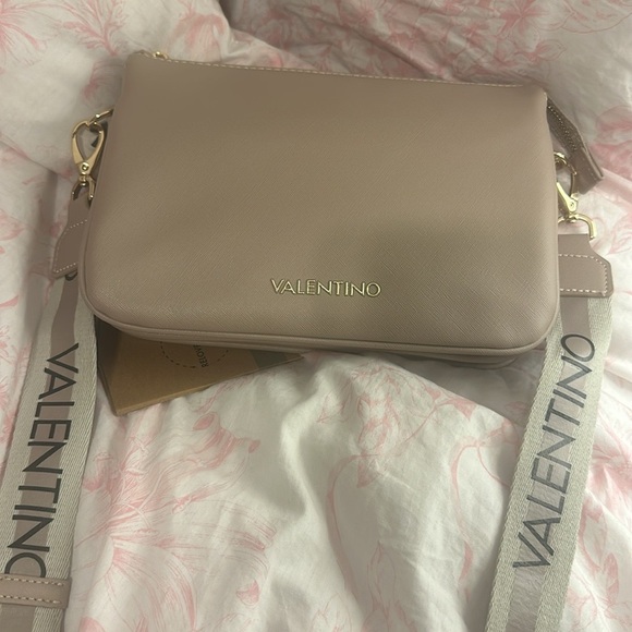 Valentino Handbags - NWT Valentino Beige Crossbody
